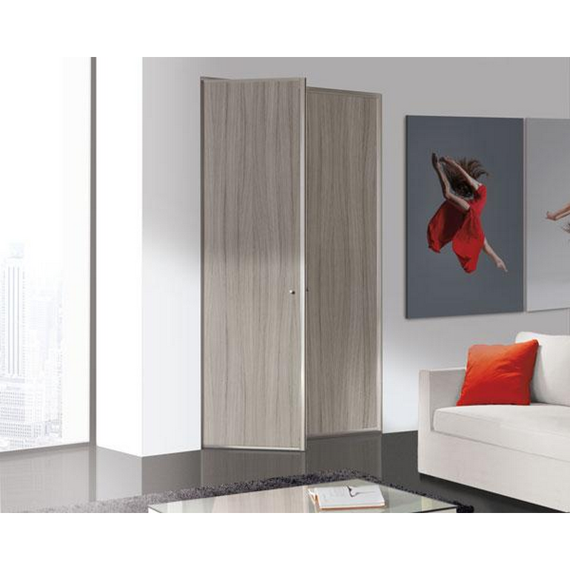 Platine battante argent mat, décor driftwood