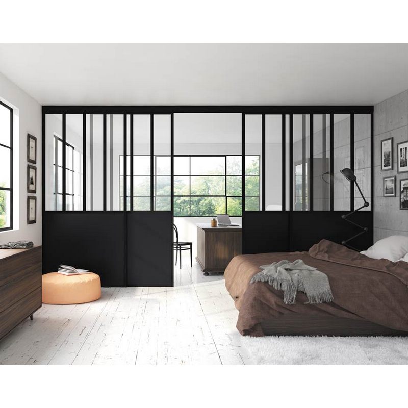 Séparation de pièce chambre-bureau