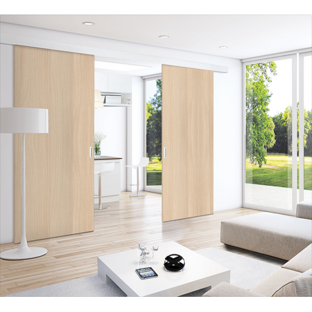 Séparation de pièce cuisine - salon système Altitude version Open (sans profil)  décor argile 4