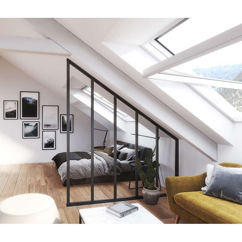 Verrière sous pente de toit